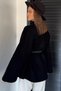 Gülseli Belted Knitwear Poncho - 5