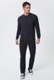 Newdwade men's crew neck sweatshirt anthracite melange