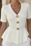 Gülseli Women's Short-Sleeved Knit Jacket - 5