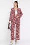 Women's Patterned Kimono Pants Double Set - 2