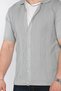 Men's Patterned Short Sleeve Knit Shirt - 4