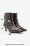 Women's Pointed Toe, Slim-Leg, High-Heeled, Zip-Up Boots in Derlis Brown - 8