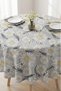 Round Tablecloth—Luxury Daisy Pattern—Decorative and Stylish for the Living Room, Kitchen, Balcony, and Garden - 5