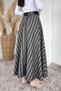 Plaid Patterned Hijab Skirt with Belt Accessories - 5