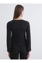 Textured Blouse with I-V Tie-Detail from Freezen Store - 8