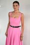 Women's Thick Strap Belt Accessory Dress - 3