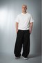 Gravity Black Super Baggy Men's Sweatpants with Stoppers - 7