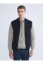 Quality Parts from Çelebi Store Standardkalıp Hakim Roba Collar Men's Knitwear Vest