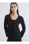 Textured Blouse with I-V Tie-Detail from Freezen Store