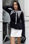 Gülseli Women's Knit Blouse with a Collar and Scarf Detail. - 4