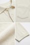Polo Collar T-Shirt with Front Button Pockets - 2