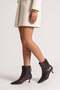 Women's Pointed Toe, Slim-Leg, High-Heeled, Zip-Up Boots in Derlis Brown - 2