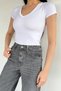 Women's V-Neck Lycra Basic Body Blouse - 2