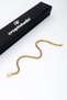 4mm Retro Gold Steel Men's Bracelet Ka1052Al - 3