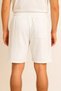 Men's Elastic Waist Self-Patterned Shorts with Pockets - 2