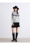 Half Fisherman Roba Collar Embroidered Women's Knitwear Sweater for Style Seekers from Uzg Store - 3