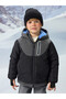 I Hooded Color Block Boy's Ski Coat from Freezen Store - 3