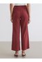Trendy Picks from Kübra Butik: Textured Muslin Women's Pants with a Drawstring Waist - 7