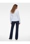 X Selected by Melis Ağazat - Long Sleeve Stand Collar Ruffled Peplum Blouse - 5