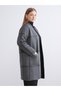 I Shawl Roba Collar Checkered Embroidered Women's Knitwear Cardigan from Freezen Store - 3