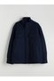 Men's Cashmere Melton Coat with a Relaxed Fit and Stand-Up Collar from Freezen Store - 7