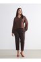 Trendy Picks from Kübra Butik: Plus-Size V-Neck Textured Blouse - 7