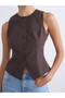 I Zero Roba Collar Women's Simple Vest from Freezen Store - 6