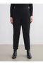 Trendy Picks from Kübra Butik: Women's Carrot-Cut Textured Pants with a Drawstring Waist - 5