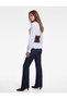 X Selected by Melis Ağazat - Long Sleeve Stand Collar Ruffled Peplum Blouse - 3