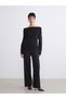 Wide Roba Collar Women's Knitwear Sweater for Style Enthusiasts from Uzg Store - 3