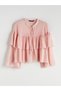 Trendy Picks from Kübra Butik: Tie-Detail Chiffon Ruffled Blouse - 6
