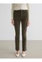 LCWAIKIKI Classic Khaki Velvet Straight-Leg & Narrow-Leg Women's Pants, Featuring the ALITA CITY Touch - 3