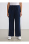 Trendy Picks from Kübra Butik: Women's Wide-Leg Pants with a Drawstring Waist - 7