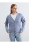 Rmz Gi̇yi̇m Farkiyla V Dikim Women's Knitwear Cardigan
