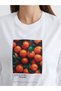 Quality Parts from Çelebi Store Printed Loose Fit 100% Cotton Women's T-Shirt - 4
