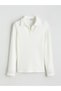 Alita City Lcw Kids Ecru Polo Collar Girls' T-Shirt with a Difference
