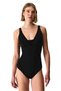 Black Moriah Textured Swimsuit - 6