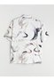 I Standart Fit Short Sleeve Embroidered V Viscose Men's Shirt from Freezen Store - 7