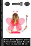 Deluxe Series Entertainment Product: Red Children's Winged Crown and Wand Set, 50 cm