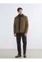 Men's Quilted Jacket with a Roba Collar and Regular Fit from Freezen Store - 3