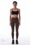 Brown High-Waist Smooth Feel Leggings - 4