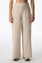Pastel Beige Corded Stitching Detailed Trousers - 4