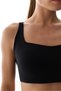 Black Stretch360 Medium Support Cross Back Sports Bra with Back Detail Non-Slip Straps - 3