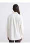 TWO MT SHOP QUALITY LCW Modest Ecru Printed Poplin Women's Shirt Tunic - 4