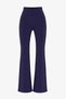 Navy Blue Easy Feel High Waist Flare Leggings - 5