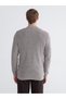 Trendy Picks from Kübra Butik: Men’s Knit Cardigan with a Turned-Down Collar with a Yoke Detail - 5
