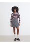 I Devrik Roba Collar Striped Loose Fit Women's Knitwear Sweater from Freezen Store - 3