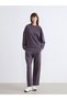 TWO MT SHOP QUALITY LCW Vision Purple Boat Neck Women's Sweatshirt - 2