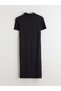Trendy Picks from Kübra Butik: Yoke Detail, A-Line Cut, Modal-Blend Dress - 7