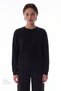 Black Modal Crew Neck Oversize Sweatshirt